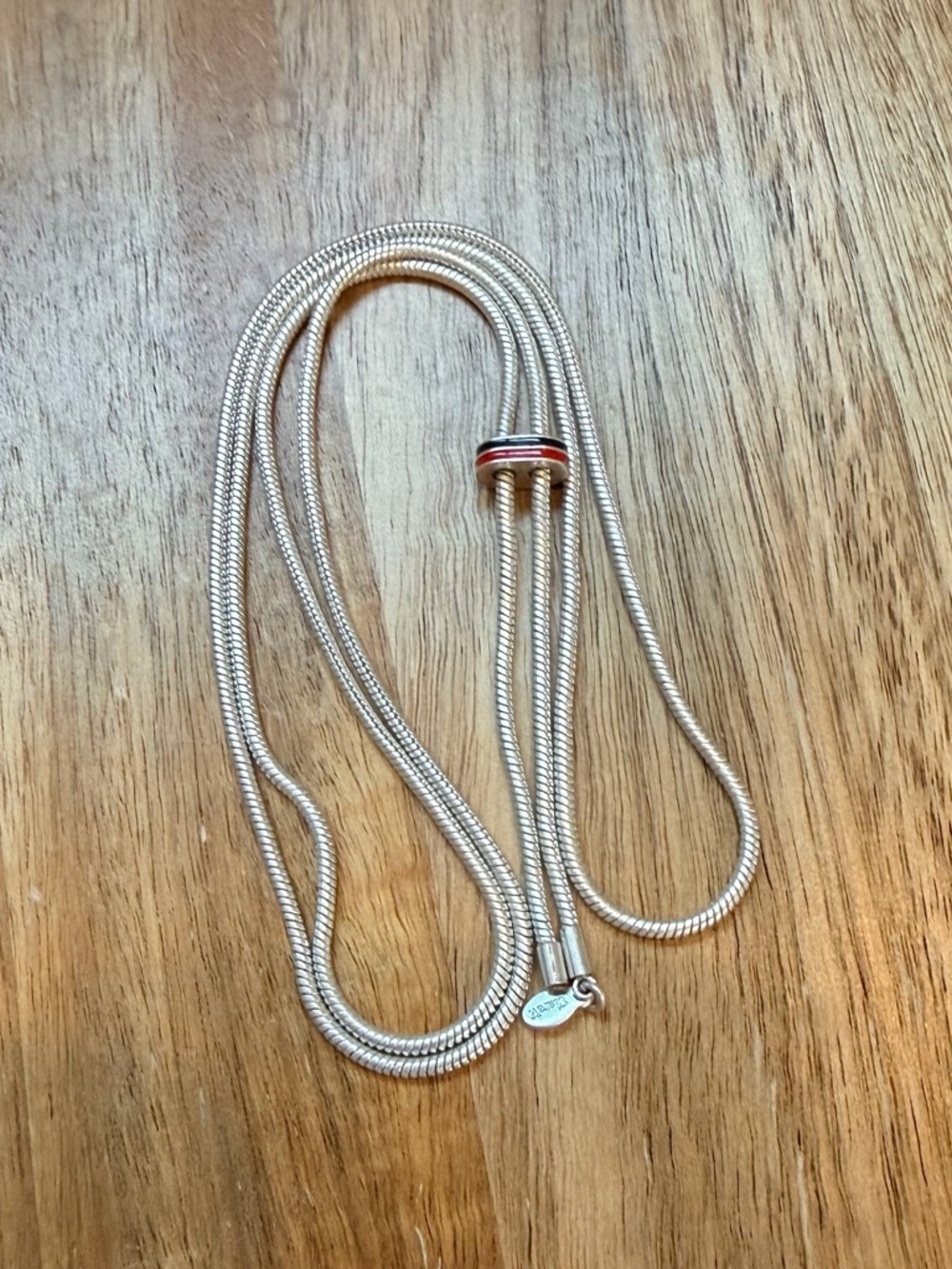 Clare V le snake necklace NWT $105 silver